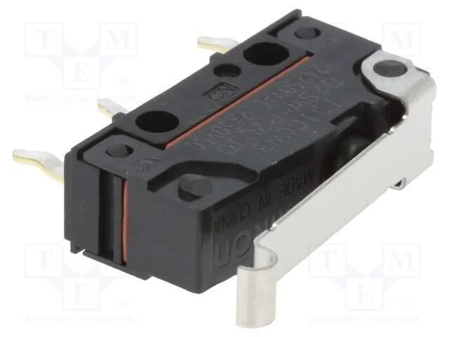Microinterruptor Snap Action, com Alavanca Que Simula Um Rolo