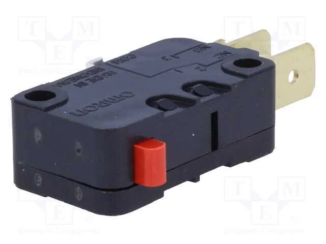 Microinterruptor SNAP ACTION, sem alavanca, SPDT,.