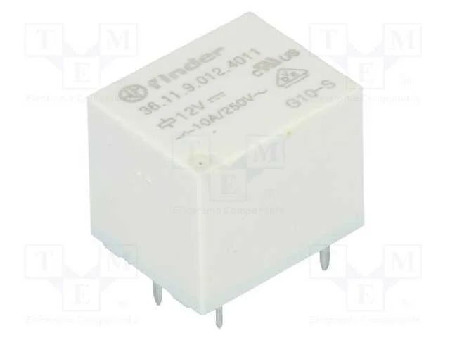 Rele Mini 1 Contacto Reversivel 12vdc 10a
