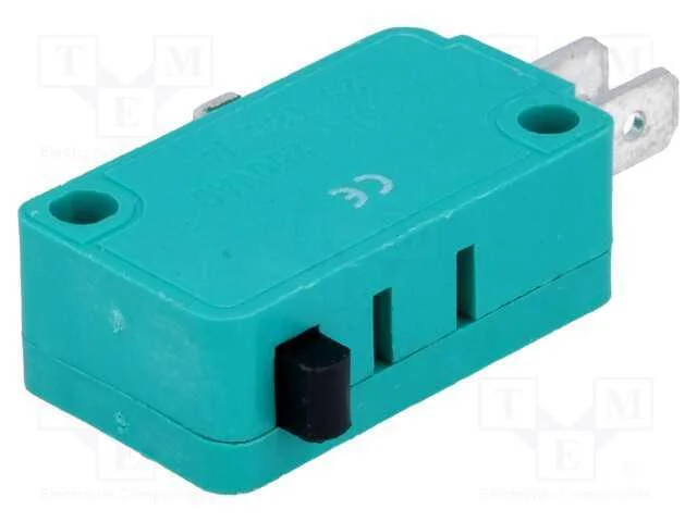 Microinterruptor Snap Action, Sem Alavanca, Spdt, 10a/250vac