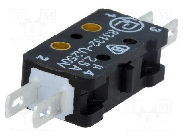 Microinterruptor Snap Action, Sem Alavanca, Spst-No + Spst-Nc