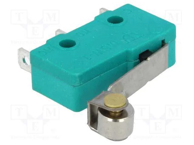 Microinterruptor Snap Action, com Alavanca (Com Rolo), Spdt