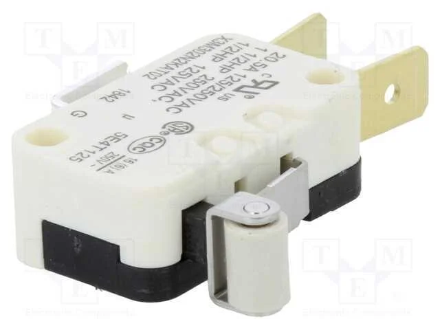 Microinterruptor Snap Action, Spdt, 6a/250vac, On-(On), Pos: 2