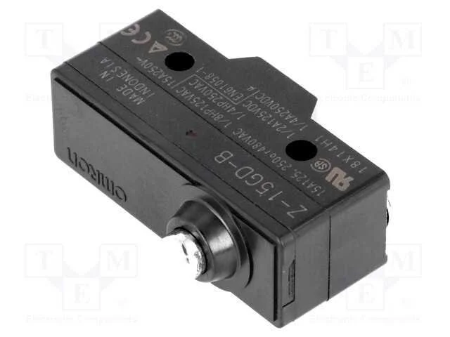 Microinterruptor Snap Action, com N&uacute;cleo, Spdt, 15a/250vac, Ip40