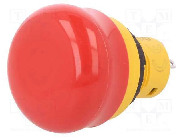 Interruptor: de Seguran&ccedil;a, 16mm, Pos.Est&aacute;v: 2, Nc X2, Vermelho