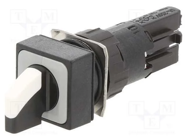 Interruptor: Girat&oacute;rio, 16mm, Branco, Pos: 3, -25&divide;70c, Abe: 16,2mm