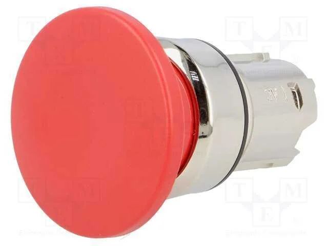 Interruptor: de Press&atilde;o, 22mm, Pos.Est&aacute;v: 1, Vermelho, N&atilde;o Disp.
