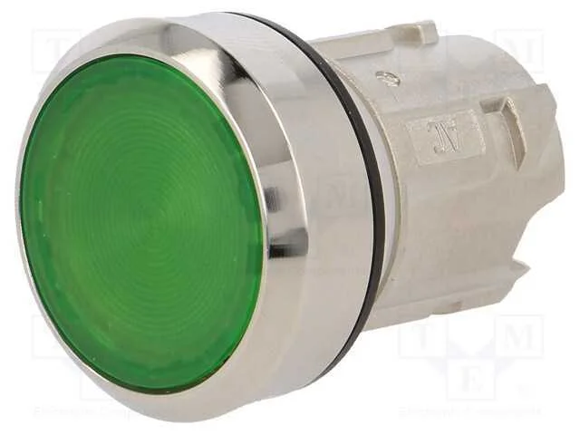 Interruptor: de Press&atilde;o, 22mm, Pos.Est&aacute;v: 1, Verde, Ip67, Plano