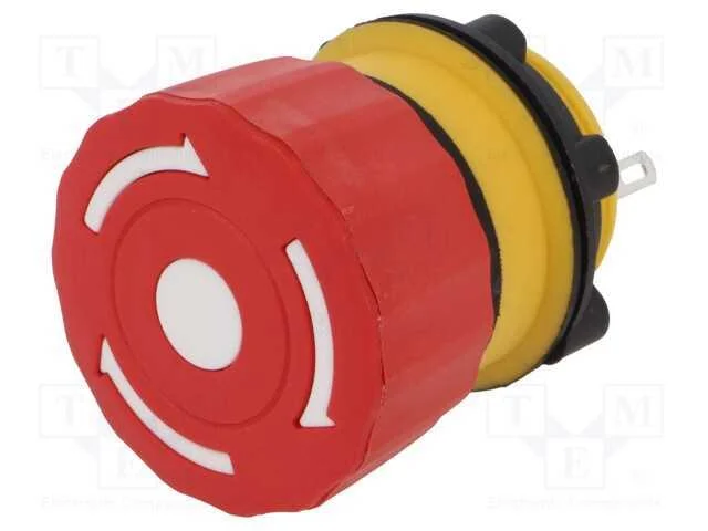 Interruptor: de Seguran&ccedil;a, 22mm, Pos.Est&aacute;v: 2, Nc, Vermelho, Ip65