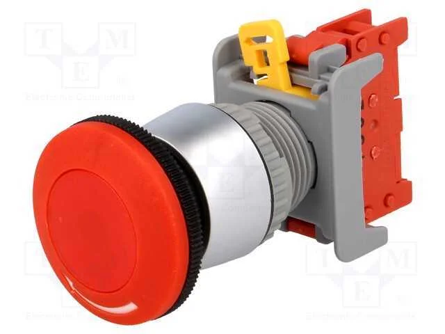 Interruptor: de Seguran&ccedil;a, 22mm, Pos.Est&aacute;v: 2, Nc, Vermelho, Ip65