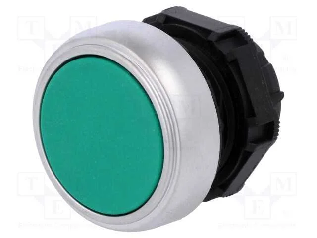 Interruptor: de Press&atilde;o, 22mm, Pos.Est&aacute;v: 1, Verde, N&atilde;o Disp, Ip66