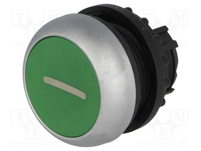 Interruptor: de Press&atilde;o, 22mm, Pos.Est&aacute;v: 1, Verde, N&atilde;o Disp, Ip67