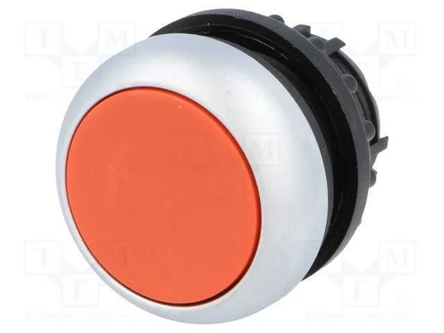 Interruptor: de Press&atilde;o, 22mm, Pos.Est&aacute;v: 1, Vermelho, N&atilde;o Disp.
