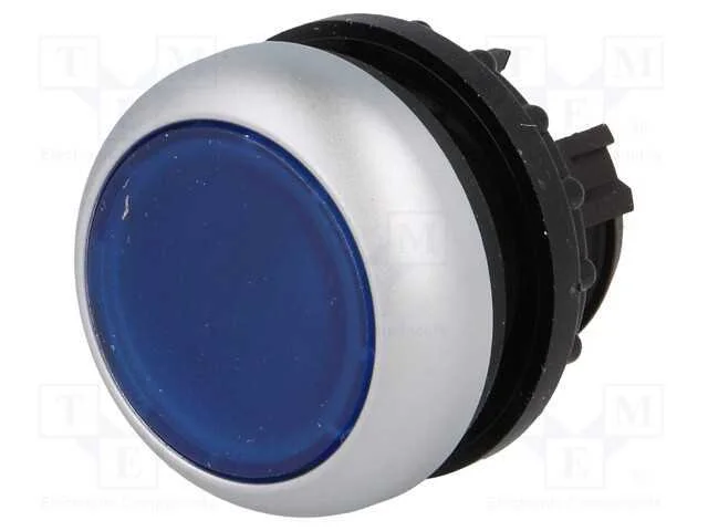 Interruptor: de Press&atilde;o, 22mm, Pos.Est&aacute;v: 1, Azul, Ip67, Plano