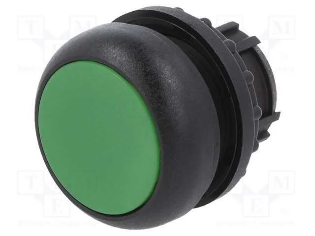 Interruptor: de Press&atilde;o, 22mm, Pos.Est&aacute;v: 1, Verde, N&atilde;o Disp, Ip67
