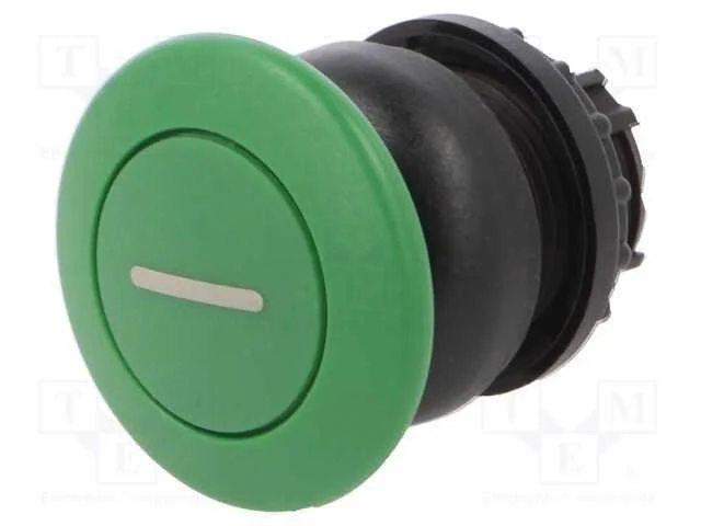 Interruptor: de Press&atilde;o, 22mm, Pos.Est&aacute;v: 1, Verde, N&atilde;o Disp, Ip67