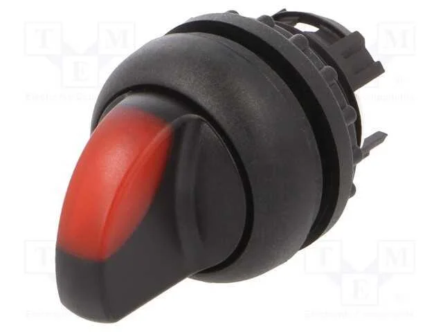 Interruptor: Girat&oacute;rio, 22mm, Pos.Est&aacute;v: 3, Vermelho, Ip67, Pos: 3