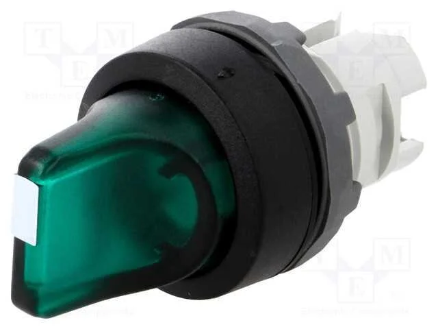 Interruptor: Girat&oacute;rio, 22mm, Pos.Est&aacute;v: 2, Verde, Mlb-1, Ip66, M2s