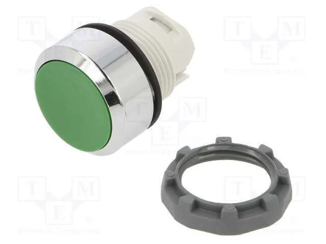Interruptor: de press&atilde;o, 22mm, verde, n&atilde;o disp, I.