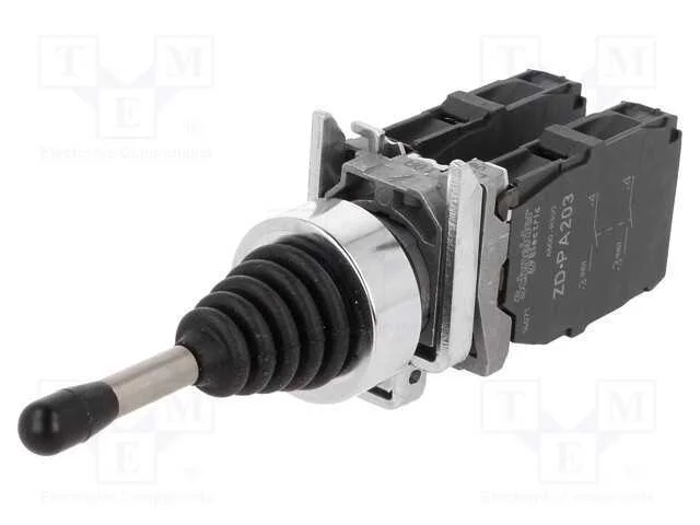 Interruptor: Joystick, 22mm, Pos.Est&aacute;v: 1, No X4, Preto, N&atilde;o Disp.