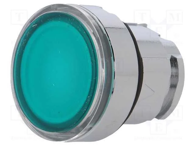 Interruptor: de Press&atilde;o, 22mm, Pos.Est&aacute;v: 1, Verde, Ip66, Plano
