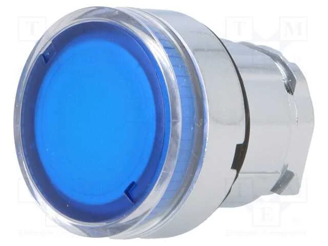 Interruptor: de press&atilde;o, 22mm, Pos.est&aacute;v: 1, azul.