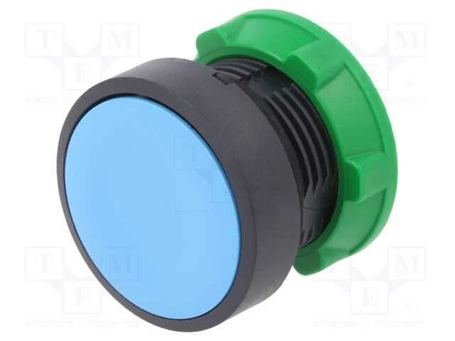Interruptor: de Press&atilde;o, 22mm, Pos.Est&aacute;v: 1, Azul, N&atilde;o Disp, Ip66