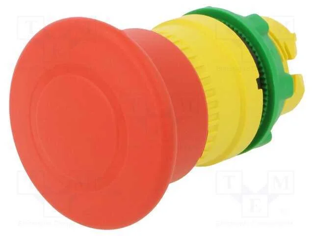 Interruptor: de Seguran&ccedil;a, 22mm, Pos.Est&aacute;v: 2, Vermelho, N&atilde;o Disp.