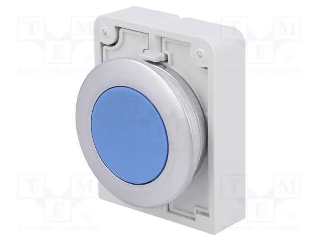 Interruptor: de Press&atilde;o, 30mm, Pos.Est&aacute;v: 1, Azul, N&atilde;o Disp, Ip67