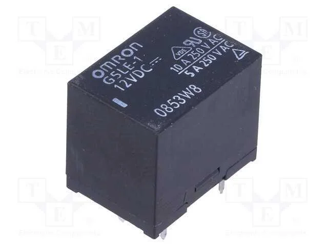 Rel&eacute;: Eletromagn&eacute;tico, Spdt, Ubobina : 12vdc, Icontactos Max: 10a
