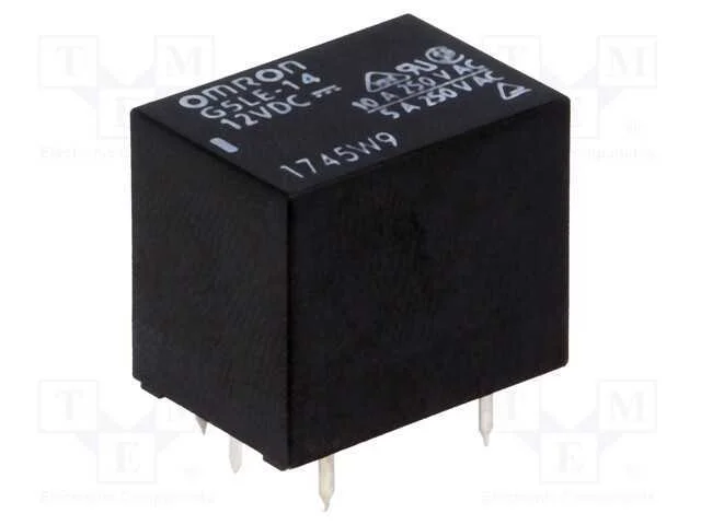 Rel&eacute;: Eletromagn&eacute;tico, Spdt, Ubobina : 12vdc, Icontactos Max: 10a