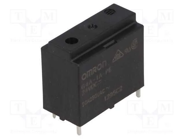 Rel&eacute;: Eletromagn&eacute;tico, Spst-No, Ubobina : 24vdc, S&eacute;rie: G4a, Pcb
