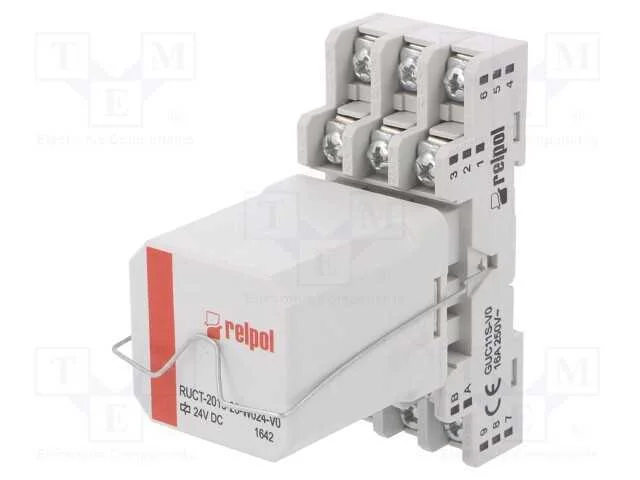 Rel&eacute;: de interface, 3PDT, Ubobina : 24VDC, 16A, 1.