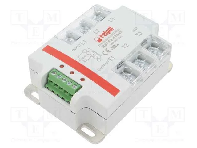 Rel&eacute;: Semicondutores, 25a, Ucom: 24&divide;530vac, 3-F&aacute;sico, S&eacute;rie: Rsr62
