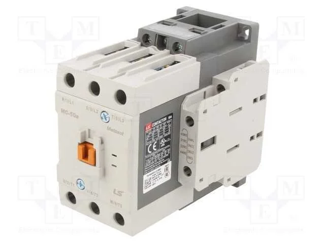 Contator: 3 polos, NO x3, Contatos auxiliares: NO.