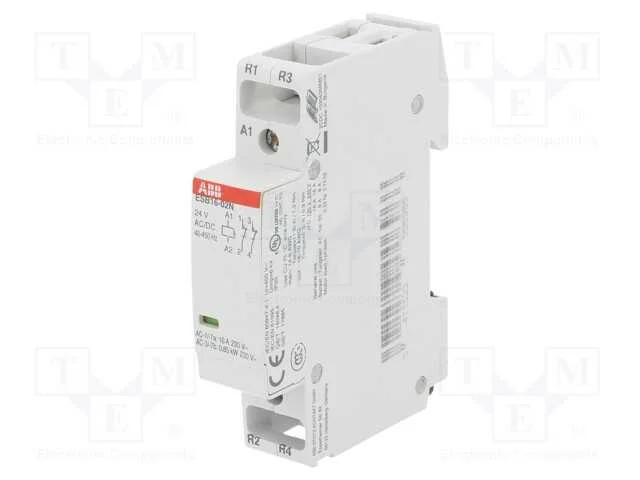 Contator: 2-de polo de instala&ccedil;&atilde;o, 16A, 24VAC, 24.
