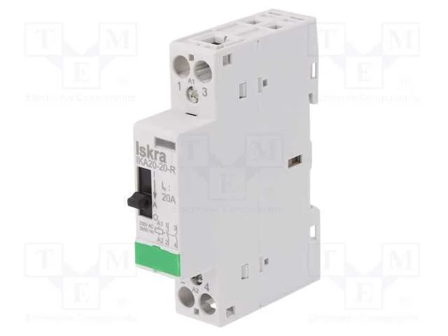 Contator: 2-De Polo de Instala&ccedil;&atilde;o, 20a, 230vac, No X2