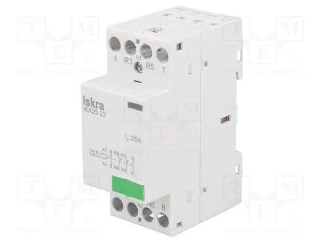 Contator: 4-De Polo de Instala&ccedil;&atilde;o, 25a, 230vac, Nc X2 + No X2