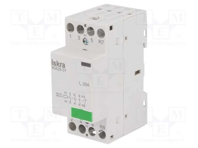 Contator: 4-De Polo de Instala&ccedil;&atilde;o, 25a, 230vac, Nc + No X3