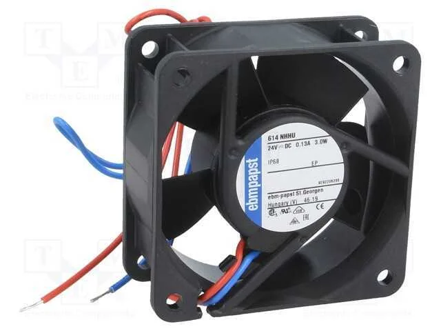 Ventilador: Dc, Transversal, 24vdc, 60x60x25mm, 56m3/H, 41dba, Ip68