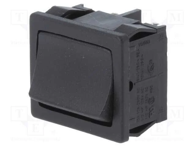 Rocker, Dpdt, Pos: 2, On-Off, 10a/250vac, Ip40, 100mo, Ul94v-2