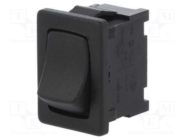 Rocker, Spdt, Pos: 3, (On)-Off-(On), 6a/250vac, Ip40, 100mo, Ul94v-2