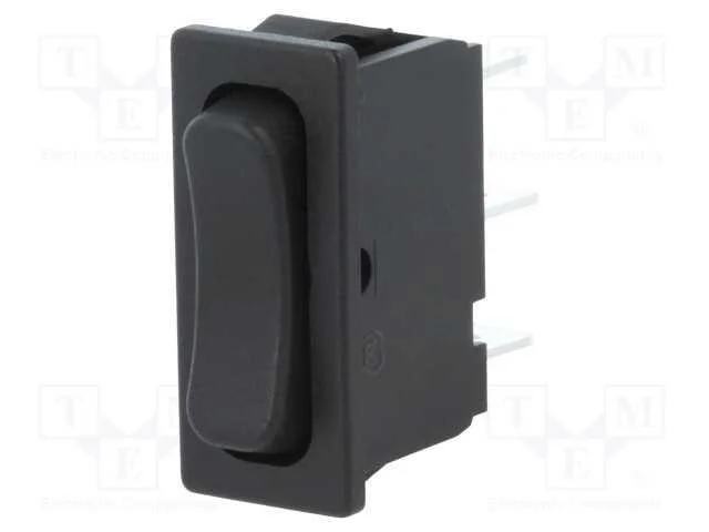 Rocker, Spdt, Pos: 3, On-Off-On, 6a/250vac, Ip40, 100mo, Ul94v-2