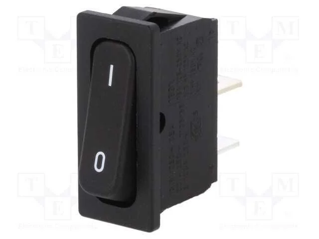 Rocker, Spst-No, Pos: 2, Off-On, 20a/250vac, Preto, Ip40, N&atilde;o Disp.