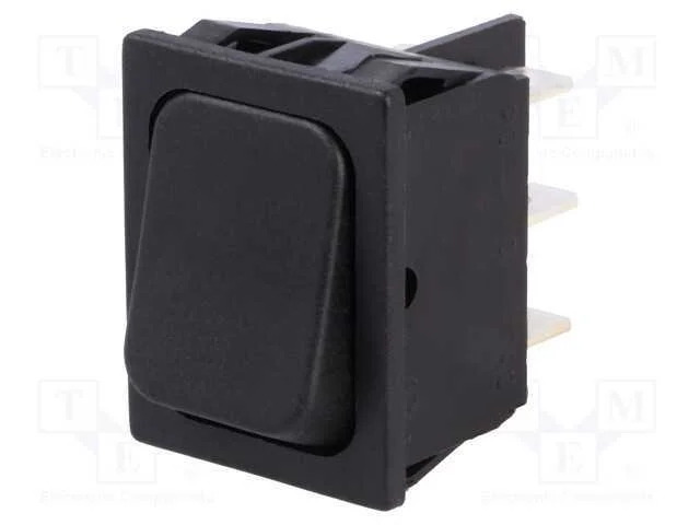Rocker, Dpdt, Pos: 2, On-On, 16a/250vac, Preto, Ip40, N&atilde;o Disp, 100mo