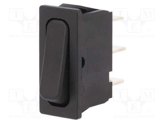 Rocker, Spdt, Pos: 2, On-On, 10a/250vac, Preto, Ip40, N&atilde;o Disp, 100mo