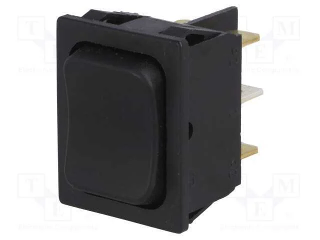 Rocker, Dp3t, Pos: 3, On-Off-On, 16a/250vac, Preto, Ip40, N&atilde;o Disp.