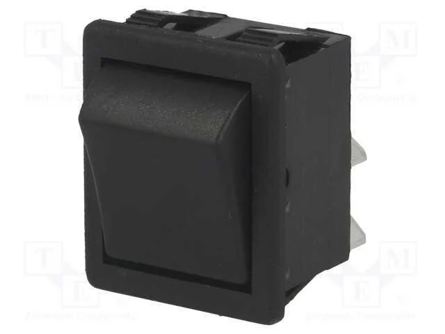 Rocker, Dpst, Pos: 2, On-Off, 16a/250vac, Preto, N&atilde;o Disp, 1550