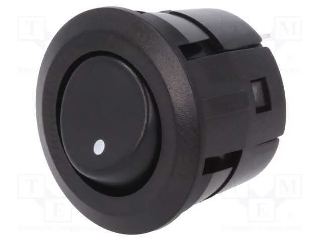 Rocker, Spst, Pos: 2, On-Off, 3a/250vac, Preto, N&atilde;o Disp, -10&divide;55c