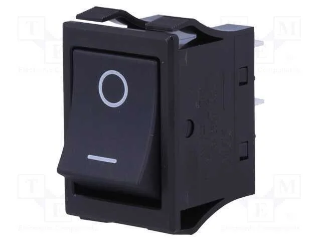 Rocker, Dpst-No + Dpst-Nc, Pos: 2, Off-On, 16a/25vac, 10a/30vdc